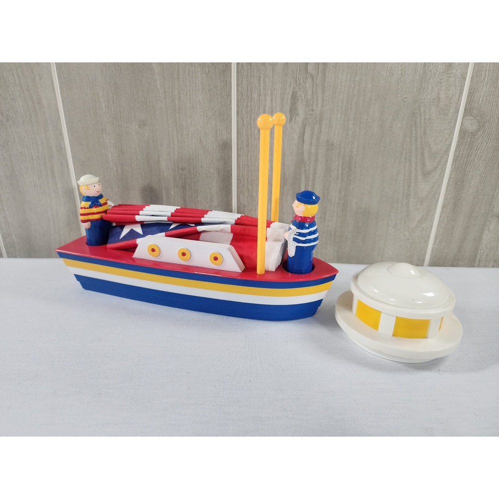 Vintage Avon Down By the Sea Napkin Holder Salt Pepper Shaker Set Nautical 90s